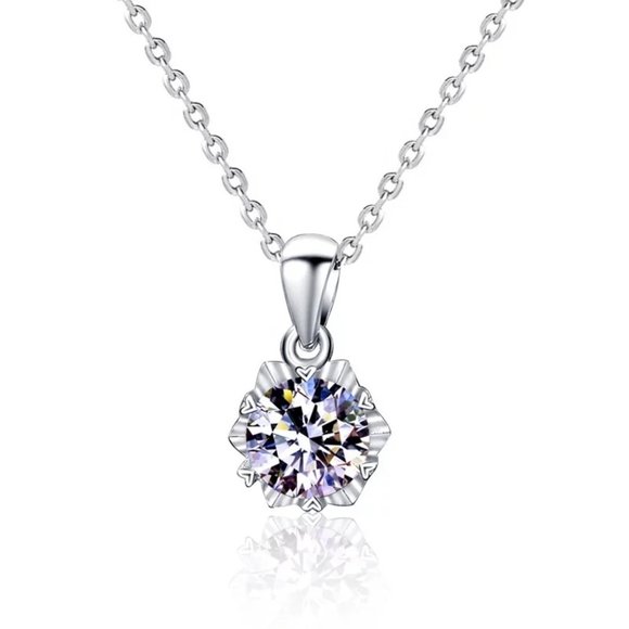 Jewelry - Certified 1ct. t.w. Diamond Brilliant Cut Necklace
